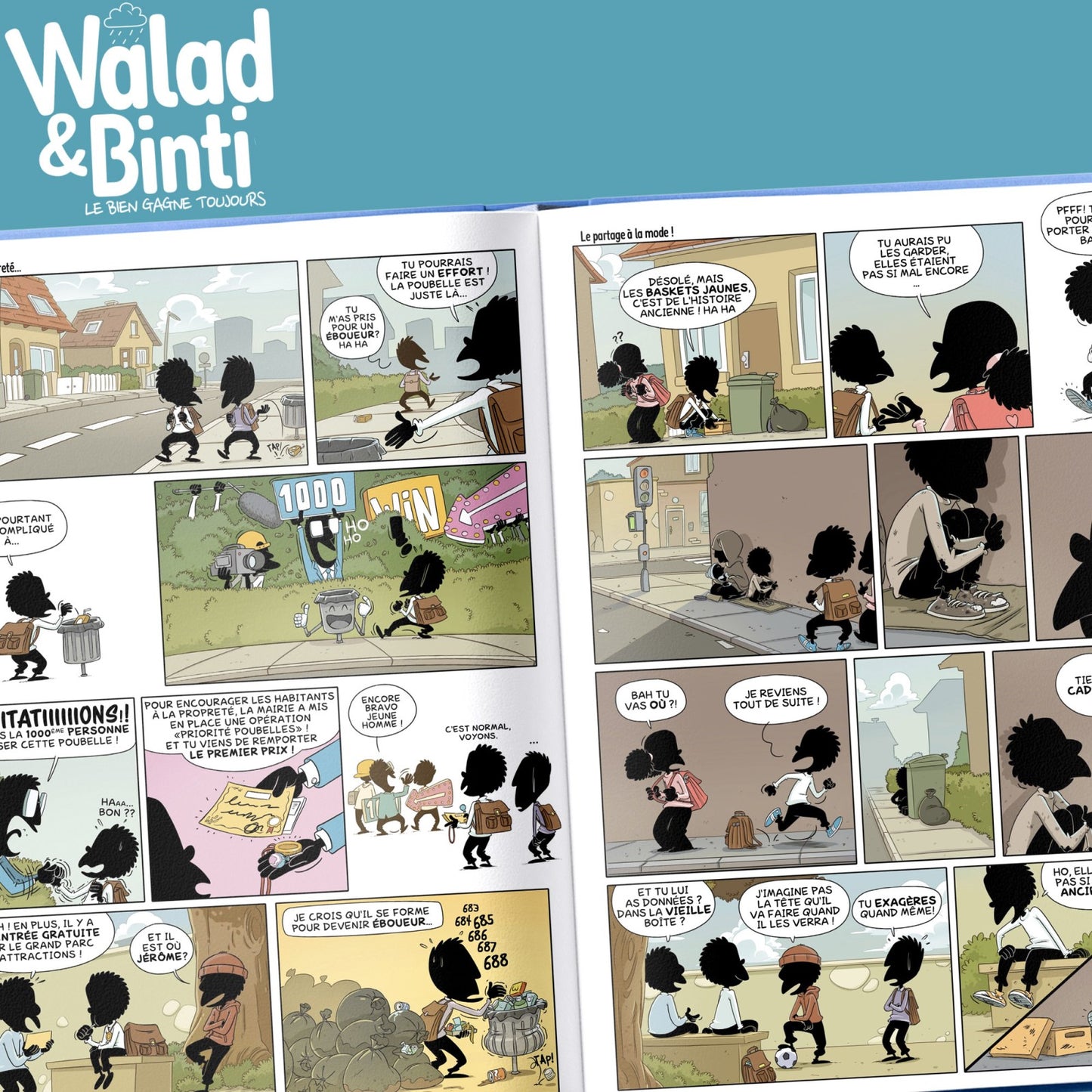 Walad et Binti le bien gagne toujours, chez BDouin Editions