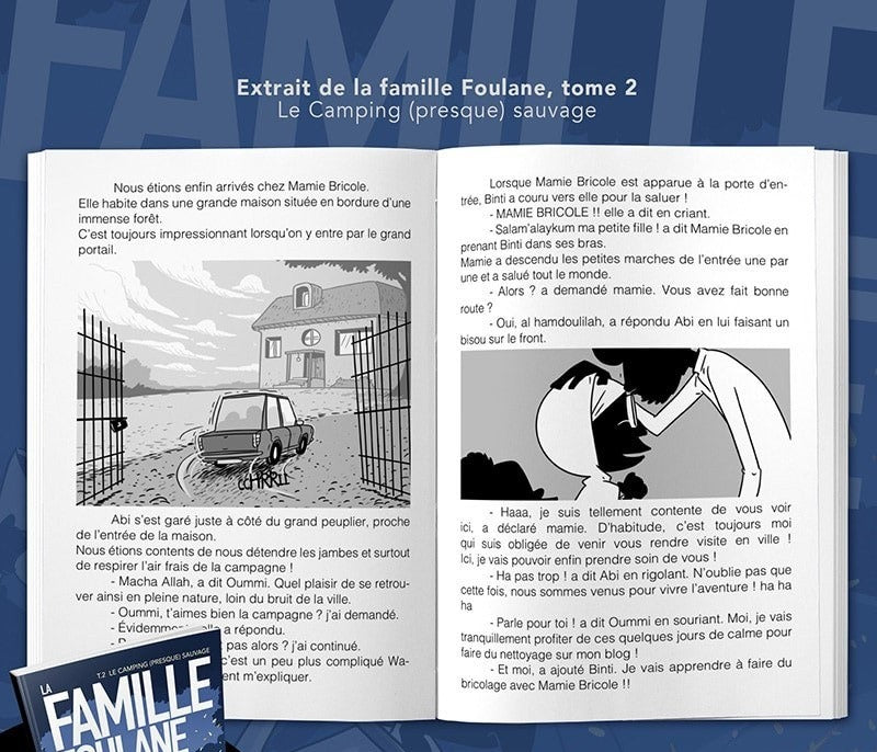 La Famille Foulane (Tome 2) - Camping (presque) sauvage - BDouin